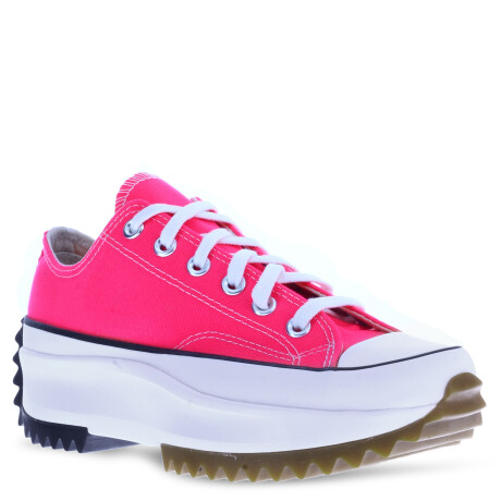 Championes de Mujer Converse Run Star Hike OX Rosado - Negro - Blanco