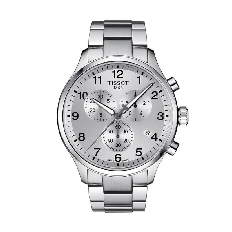 Reloj Tissot Chrono XL T1166171103700 para hombre en acero Plateado