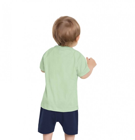 Conj. para bebes (camiseta y shorts) VERDE