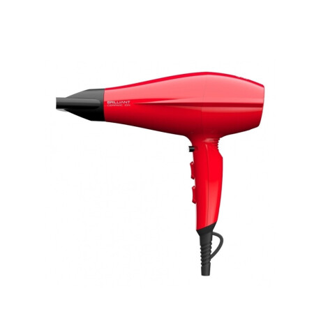 Secador Gama Brilliant Ceramic Ion 2200W con Boquilla ROJO