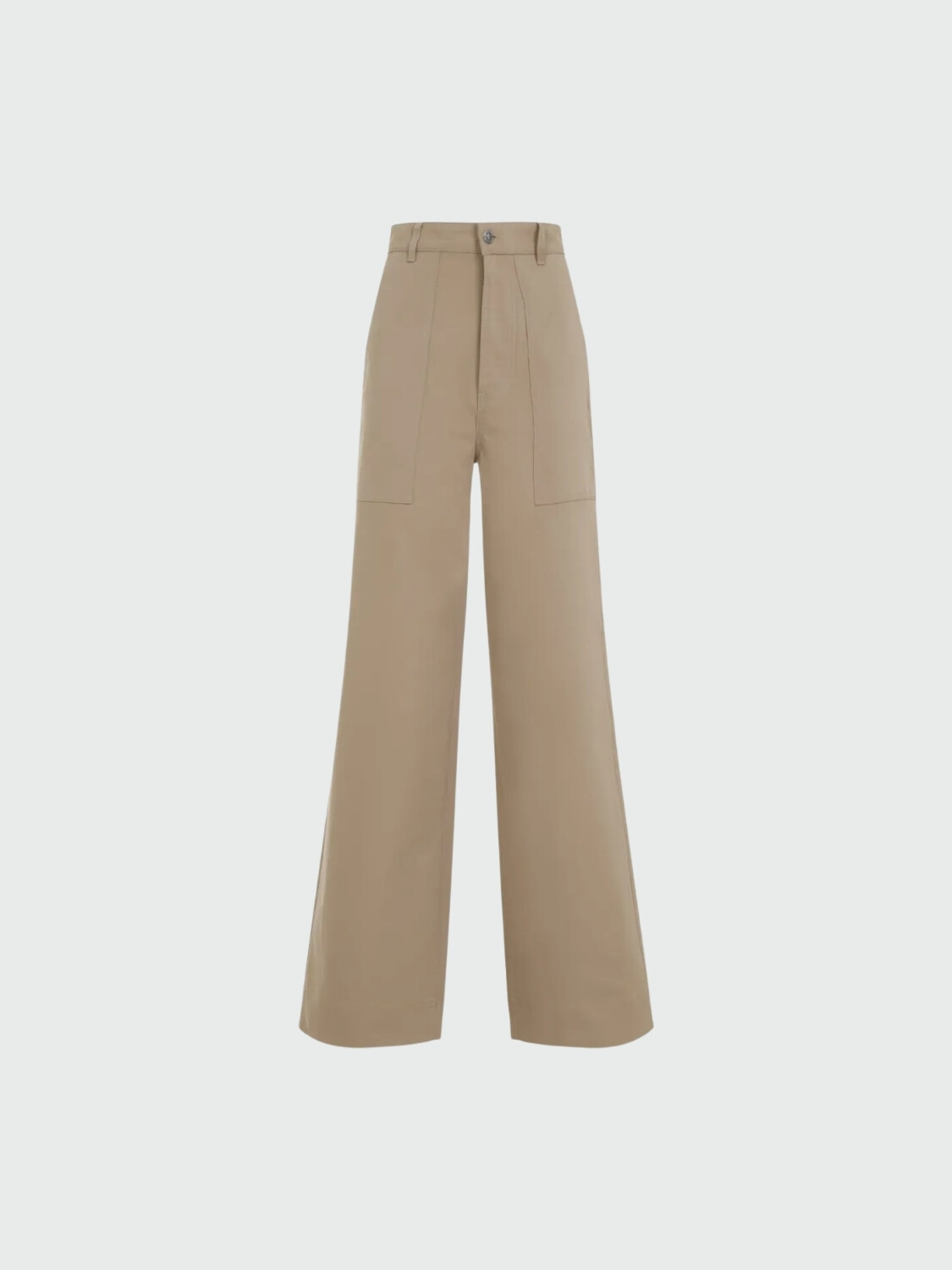 Moncler - Pantalón de Gabardina Beige