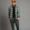 Camisa Hombre A/Cuadros Rusty Petroleo