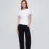 SS CLOSEKNIT CREW - 23 1/2 FRESH WHITE