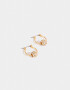 Aros Argollas Con strass Argollas Con Strass - Dorado