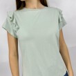 T-SHIRT WANNA RUFFLE VERDE CLAR