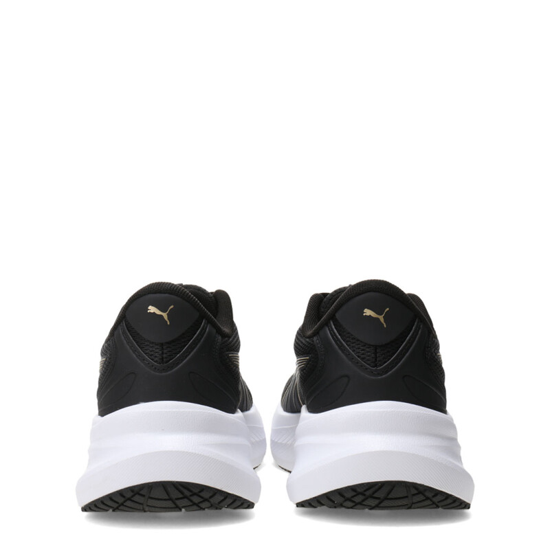 Championes de Mujer Puma Max Stride Lite Negro - Dorado