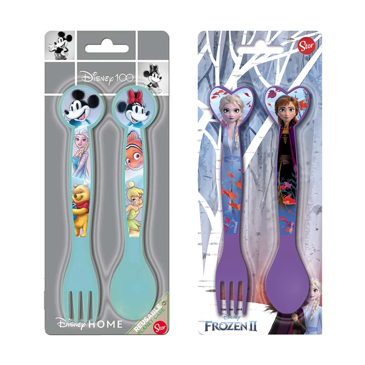 Set x 2 Cubiertos Infantiles Disney Frozen Surtido 