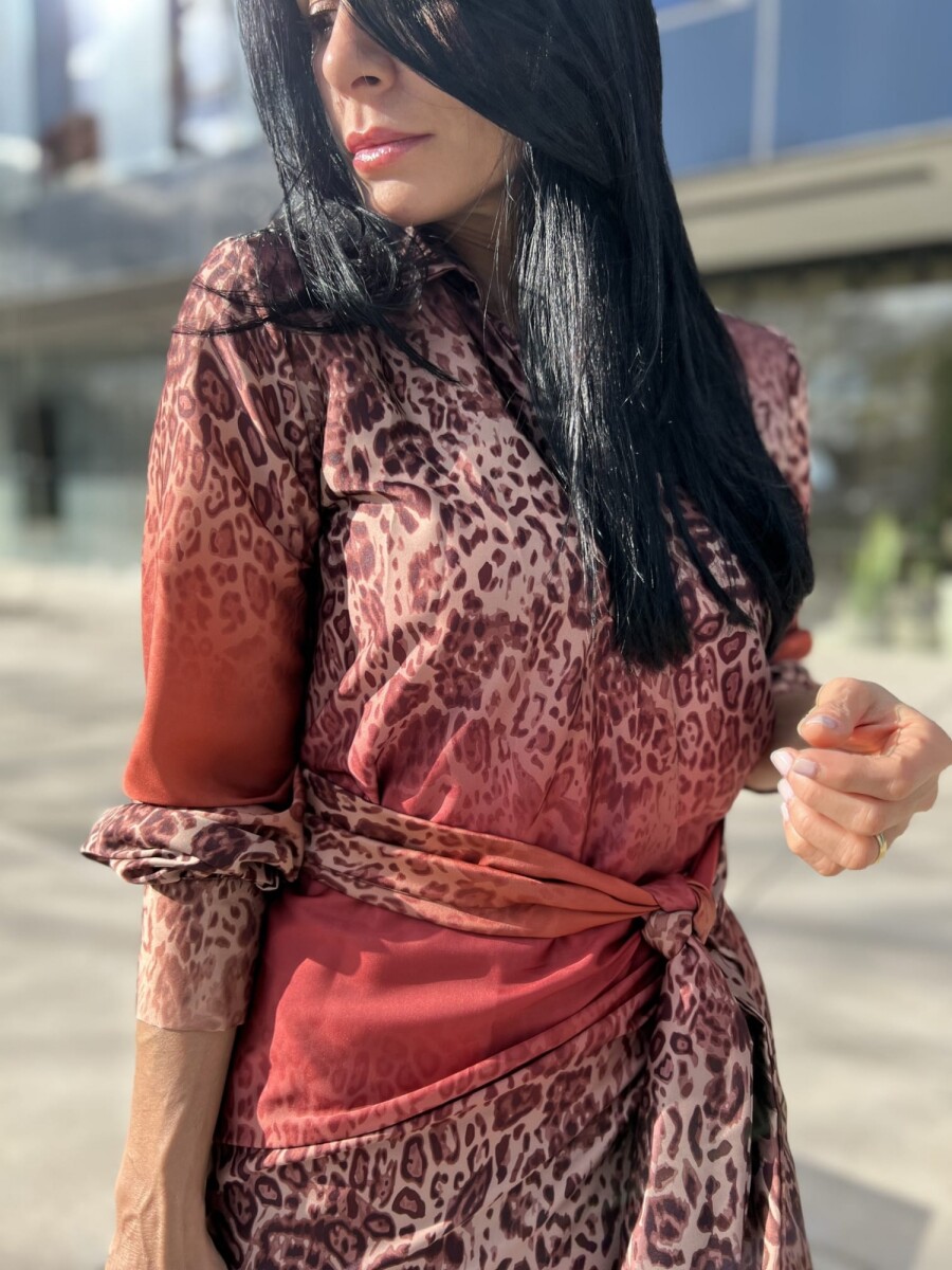 Vestido Aurora - Animal Print 