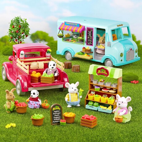 Familia de animales coleccionables Perros Woofwinkle