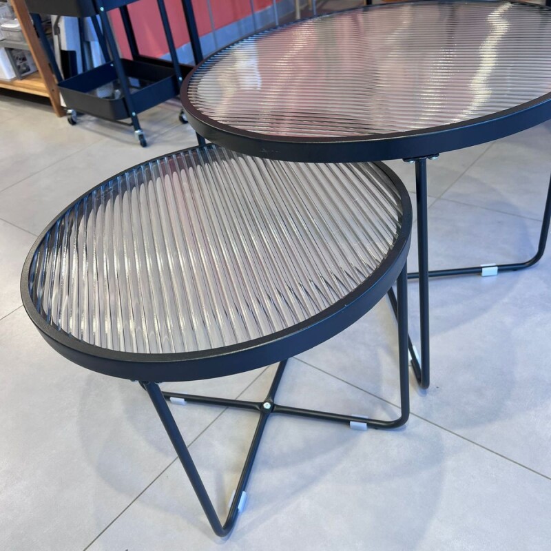 Set x2 mesas LUNA Negra