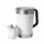Set Jarra Térmica 1.9Lt + Mate 330Ml Acero Inox Doble Pared Blanco