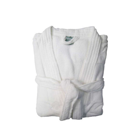 Bata Baño Dohler Velour 100% Algodón Talle P al XXG Blanco