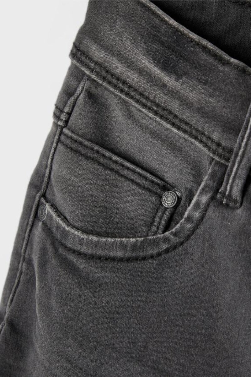 Skinny Fit Jeans Dark Grey Denim