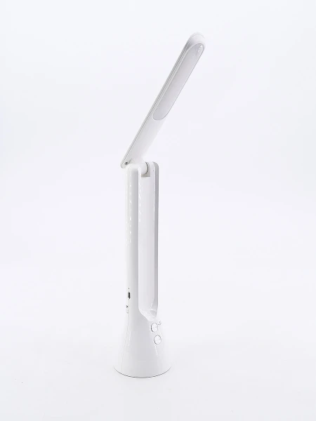 LAMPARA DE ESCRITORIO CON LINTERNA 2 EN 1 BLANCO