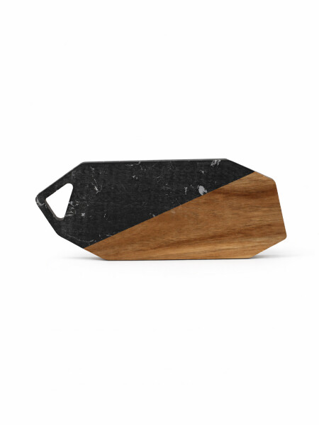 TABLA DE MADERA RESINA NEGRO