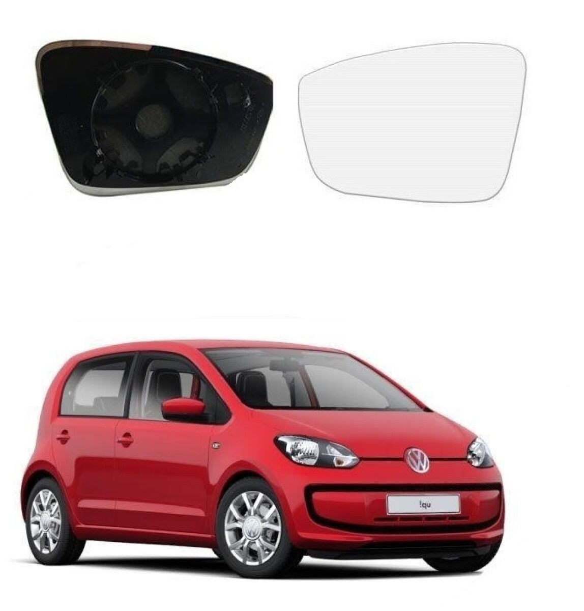 VIDRIO DE ESPEJO IZQUIERDO GOL / SAVEIRO G6 / G7 / G8 FOX / SURAN 11/... UP 