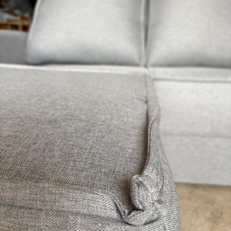 Sofá + Puff Coimbra 3 Cuerpos Cinza Urbano Sofá + Puff Coimbra 3 Cuerpos Cinza Urbano