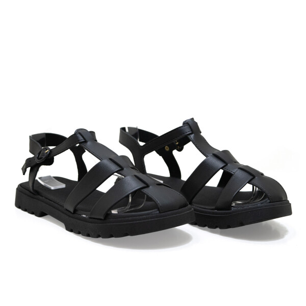 Sandalias Molekinha Infantil de Niños - 2344.145-9569 Negro