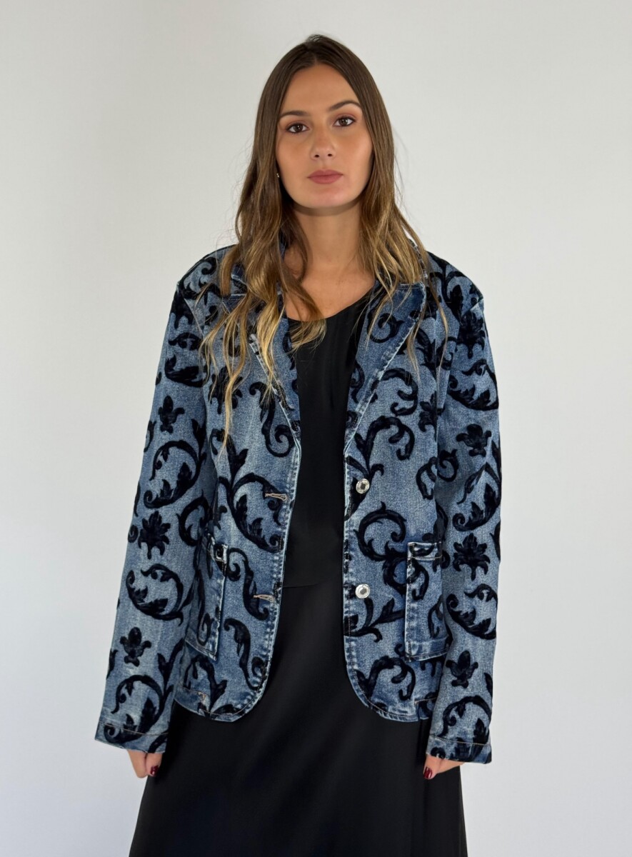 CHAQUETA JEAN ELTON - AZUL 