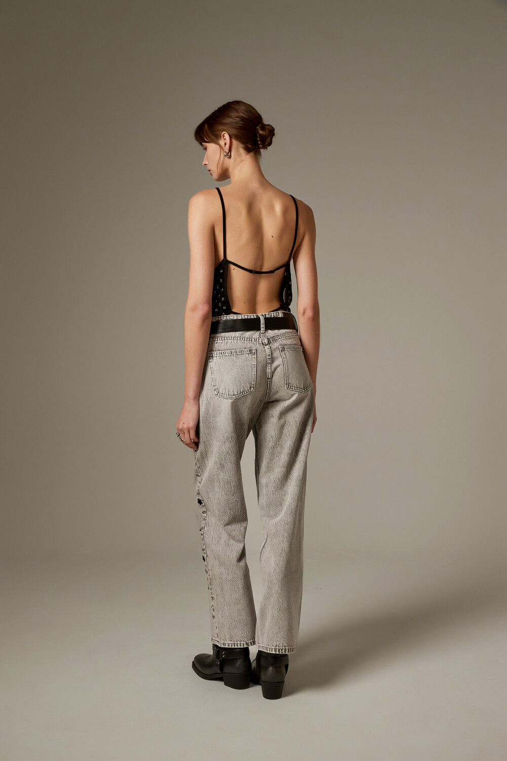 Pantalon Primelia Gris Claro