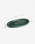 Bandeja Lenorel de mármol verde 43 x 28 cm Bandeja Lenorel de mármol verde 43 x 28 cm