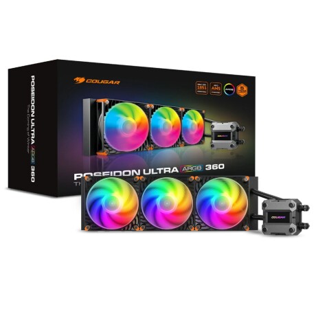 Water Cooling Cougar Poseidon Ultra 360 Argb Bk 001