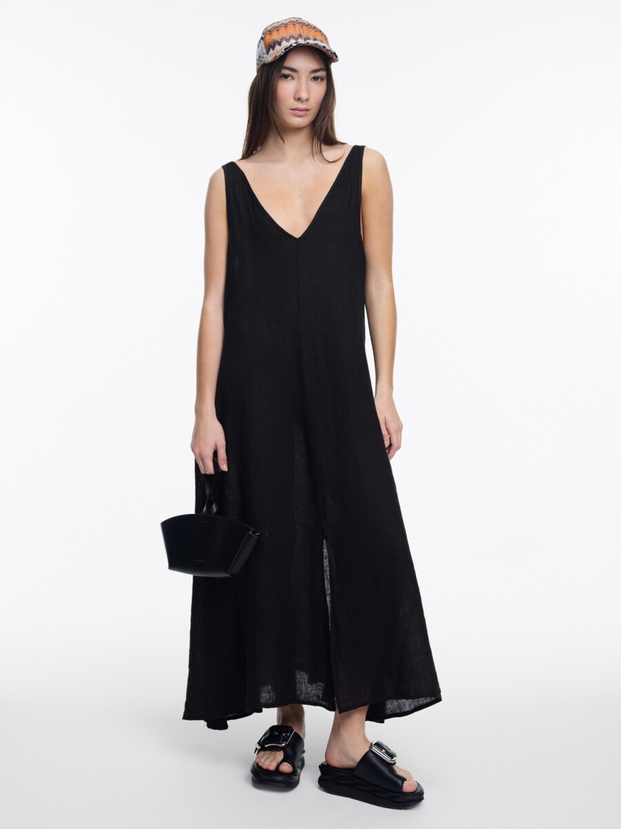 VESTIDO ESCOTE V 
