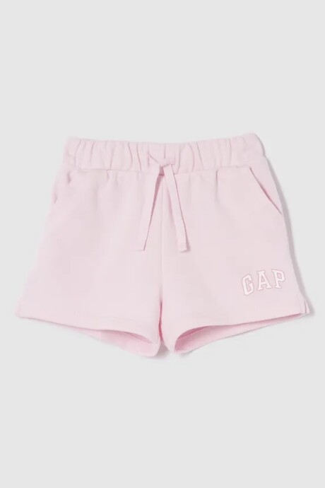 Short Logo Gap Sin Felpa Toddler Niña New Powder