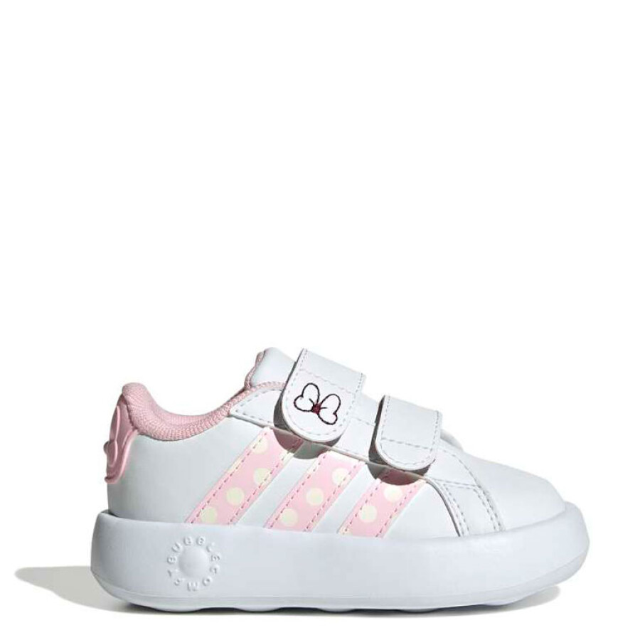 Championes Infantiles Adidas Disney Minnie Mouse Infantil Blanco - Rosado