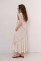 VESTIDO DIAGONAL NATURAL