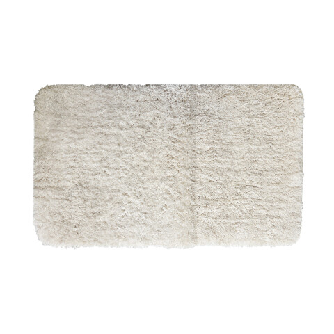Alfombra Baño con Pelo Largo Home Class 45 x 75 cm BLANCO 1