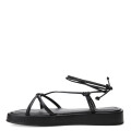 Sandalias de Mujer Miss Carol SINF con tiras para atar Negro