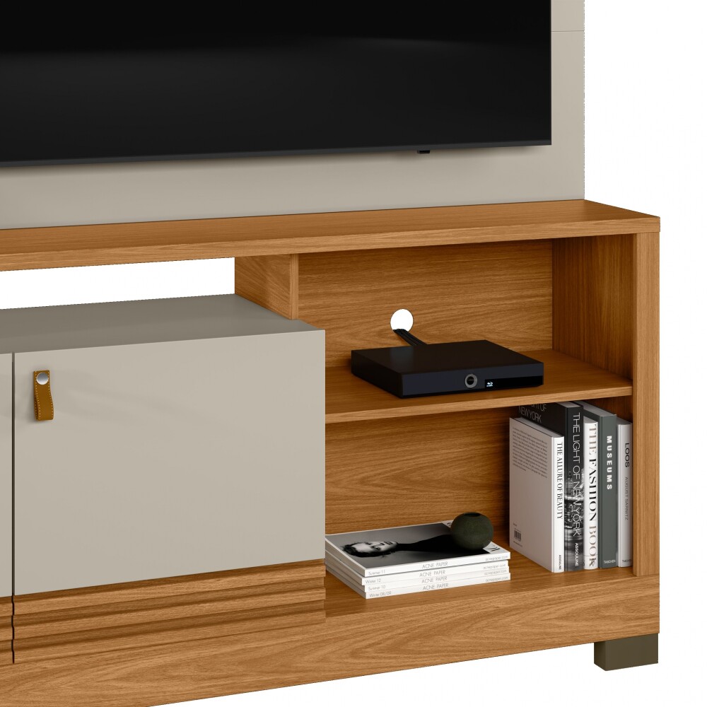 Modular para Tv Alagoas Nature/Blanco Modular para Tv Alagoas Nature/Blanco