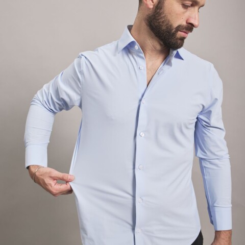 Camisa técnica Celeste