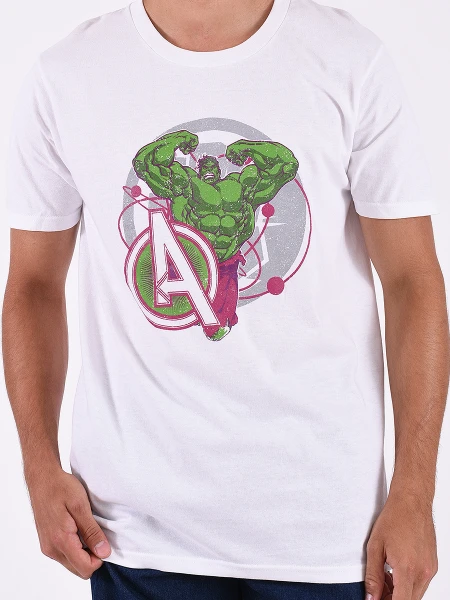 REMERA HULK BLANCO