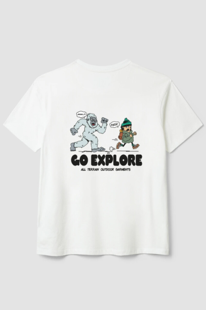 Camiseta Blue Banana - Chase Blanca