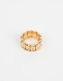 Anillos Medianos y Grandes De metal Anillo Con Elástico - Dorado