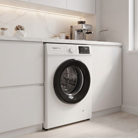 LAVARROPAS HOGARON CAPACIDAD 10,5KG CARGA FRONTAL Lavarropas HOGARON LHOG105 Carga Frontal 10,5 Kg Inverter BLDC 1400 RPM 16 Programas Inicio Diferido - White