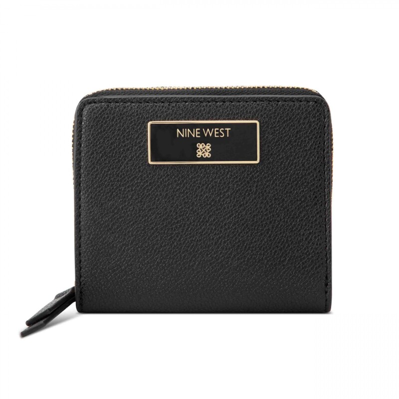 Small Leather Goods Mary Zip Around Black