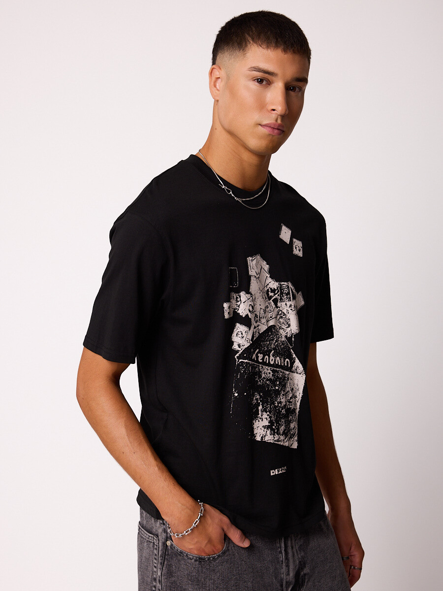 T-SHIRT BARYN DIXIE - Negro 
