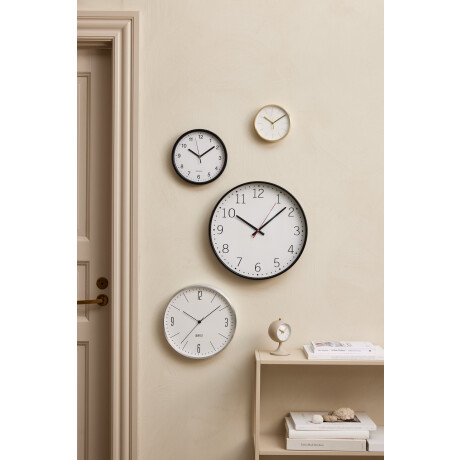 Reloj Pared Elvart Ø23Cm Negro/Blanco