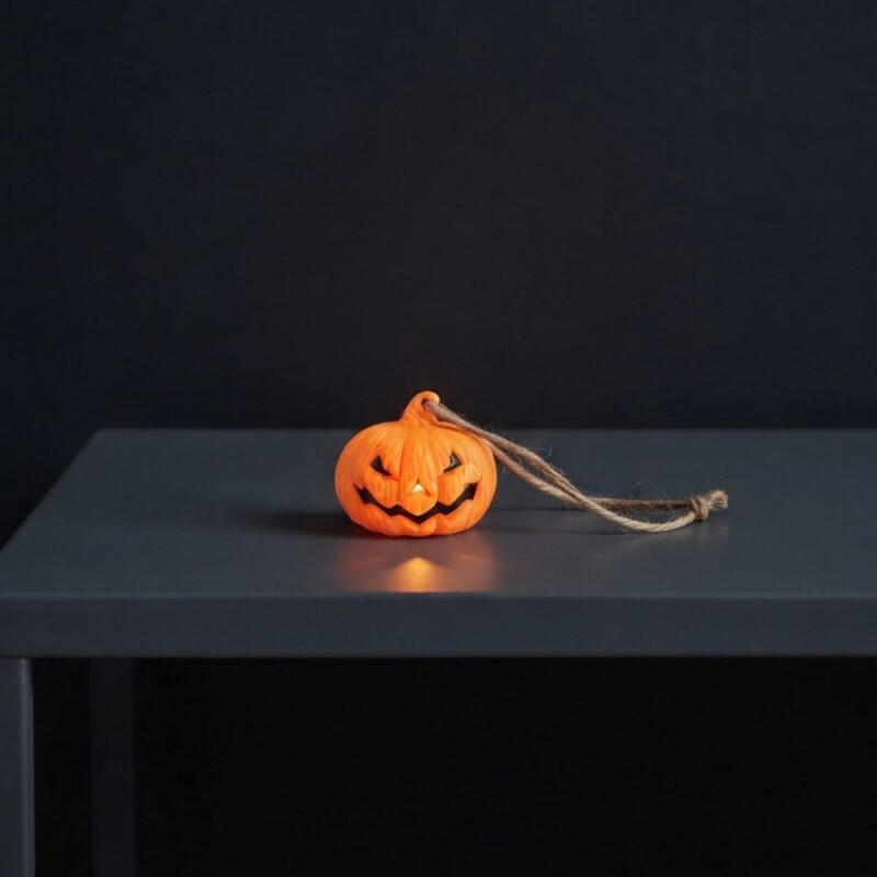 Colgante Calabaza con Luz Chica