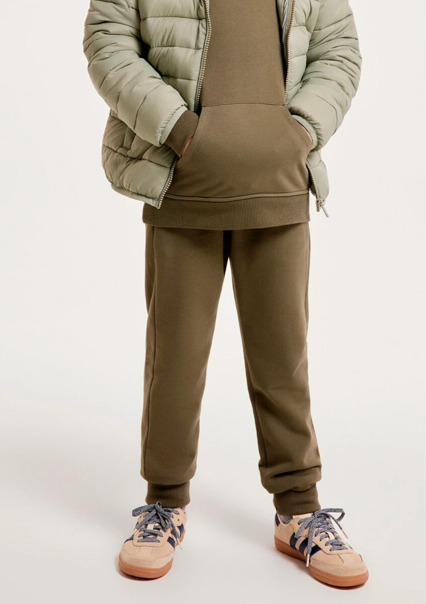 PANTALÓN BABUCHA INFANTIL UNISSEX - MARRÓN 