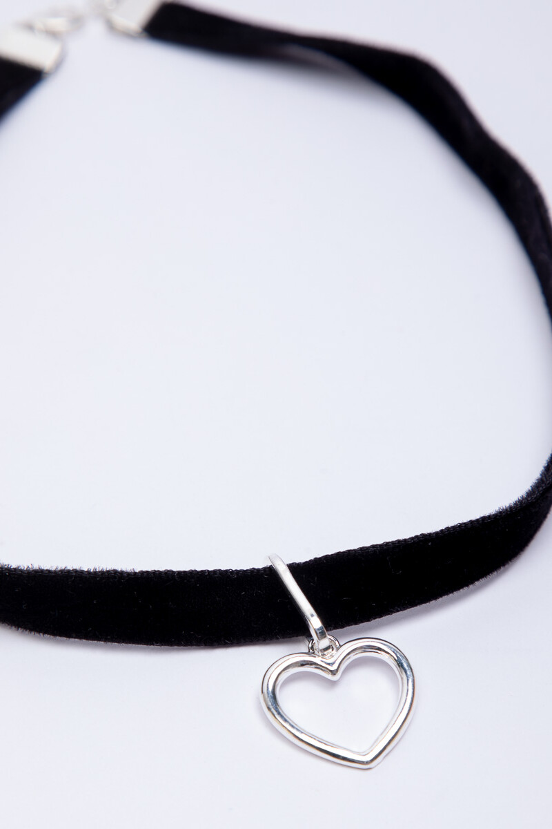 COLLAR CHOKER LOVE Negro