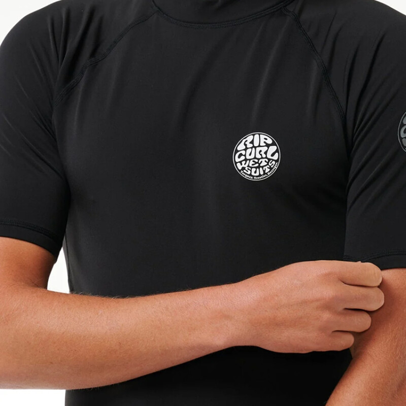 Lycra Rip Curl Icons Upf Brushed - Negro Lycra Rip Curl Icons Upf Brushed - Negro