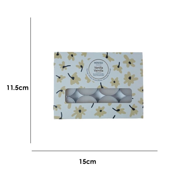 Velas aromáticas 12pcs vainilla