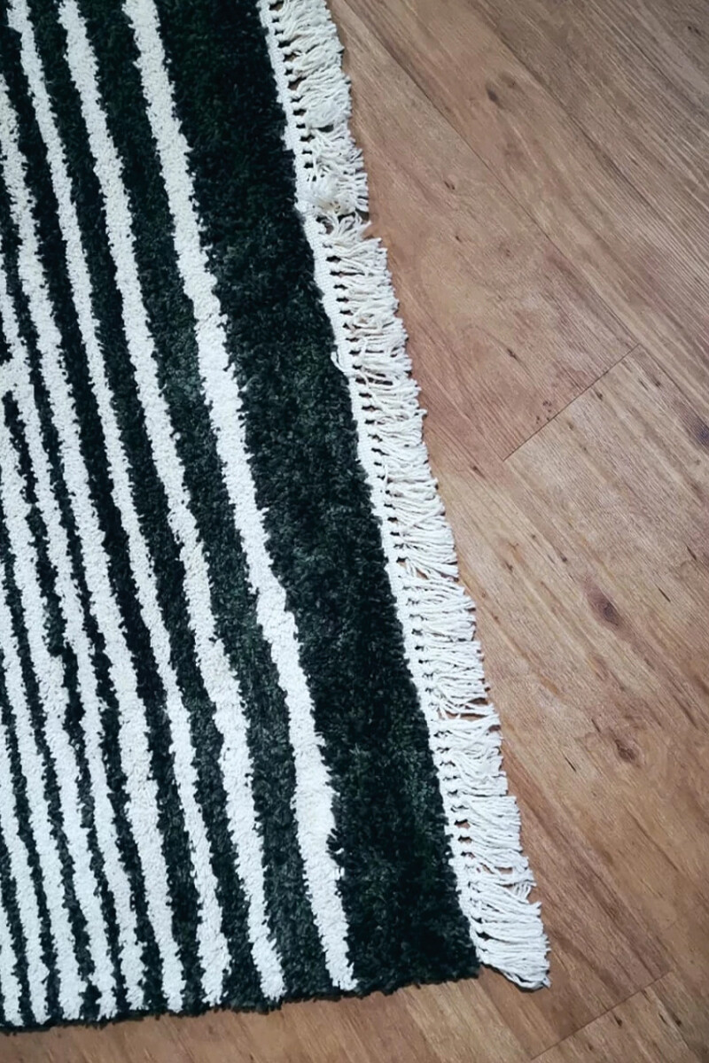 BOHO ALFOMBRA BOHO BHO/8332/H916/ 060X180 BEIGE/JUNGLE GREEN