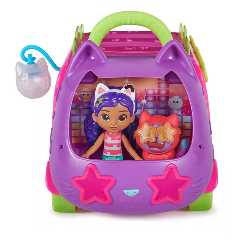Gabbys Dollhouse Set Autobús De Fiesta Gatuno Gabbys Dollhouse Set Autobús De Fiesta Gatuno
