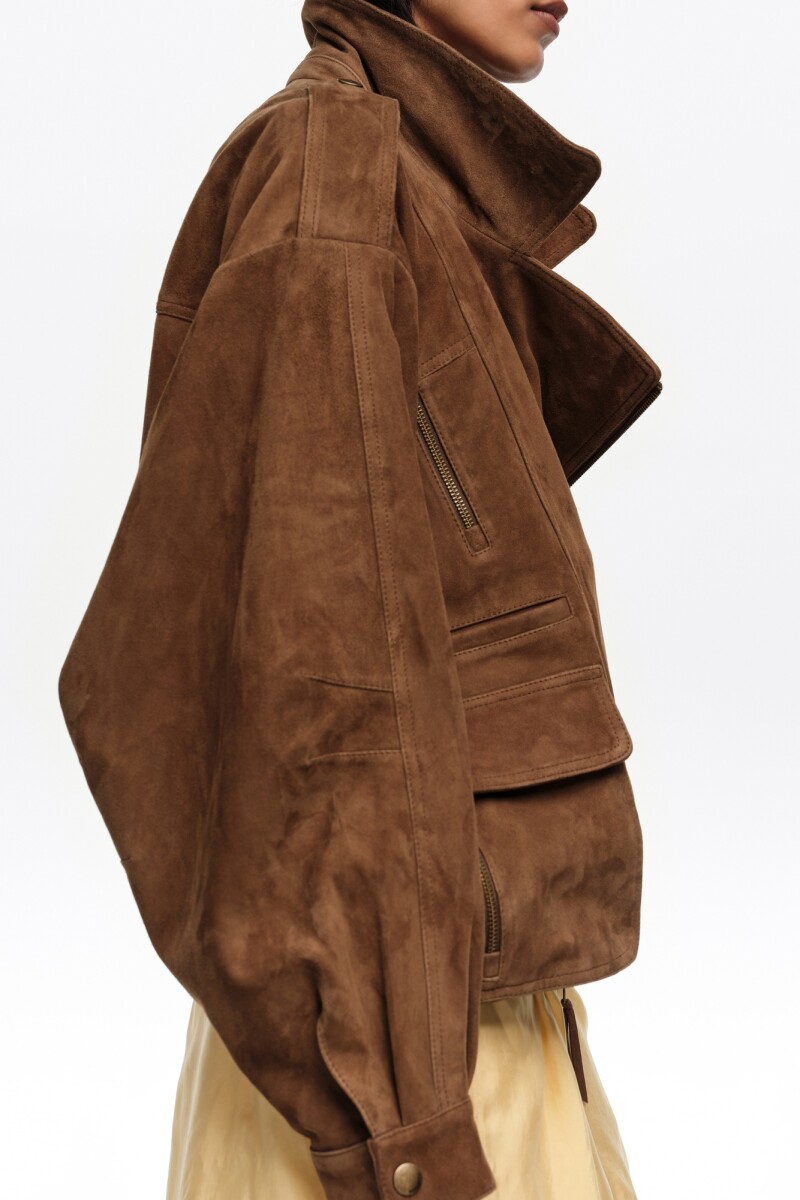 CAZADORA Marron