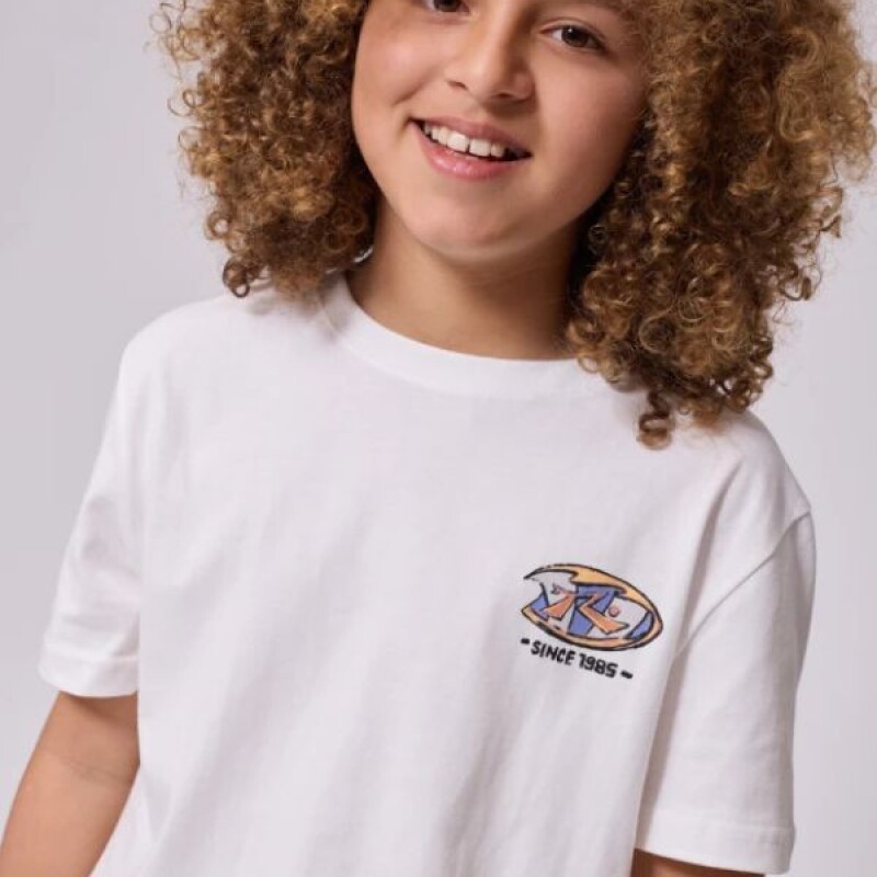 Remera MUNKE Rusty Blanco